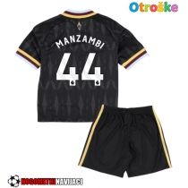 Otroške Nogometnih dresov Aston Villa Johan Manzambi #44 Gostujoči 2026-27 Kratki rokavi (+ hlače)